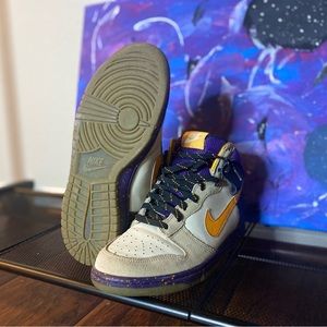 Nike Dunks/purple/black/cream/orange